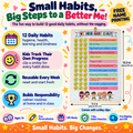 Good Habit Chart for Kids β Reusable Behaviour Tracker with Smileys β Colourful design