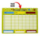 Reward Chart Reusable and Magnetic for Kids