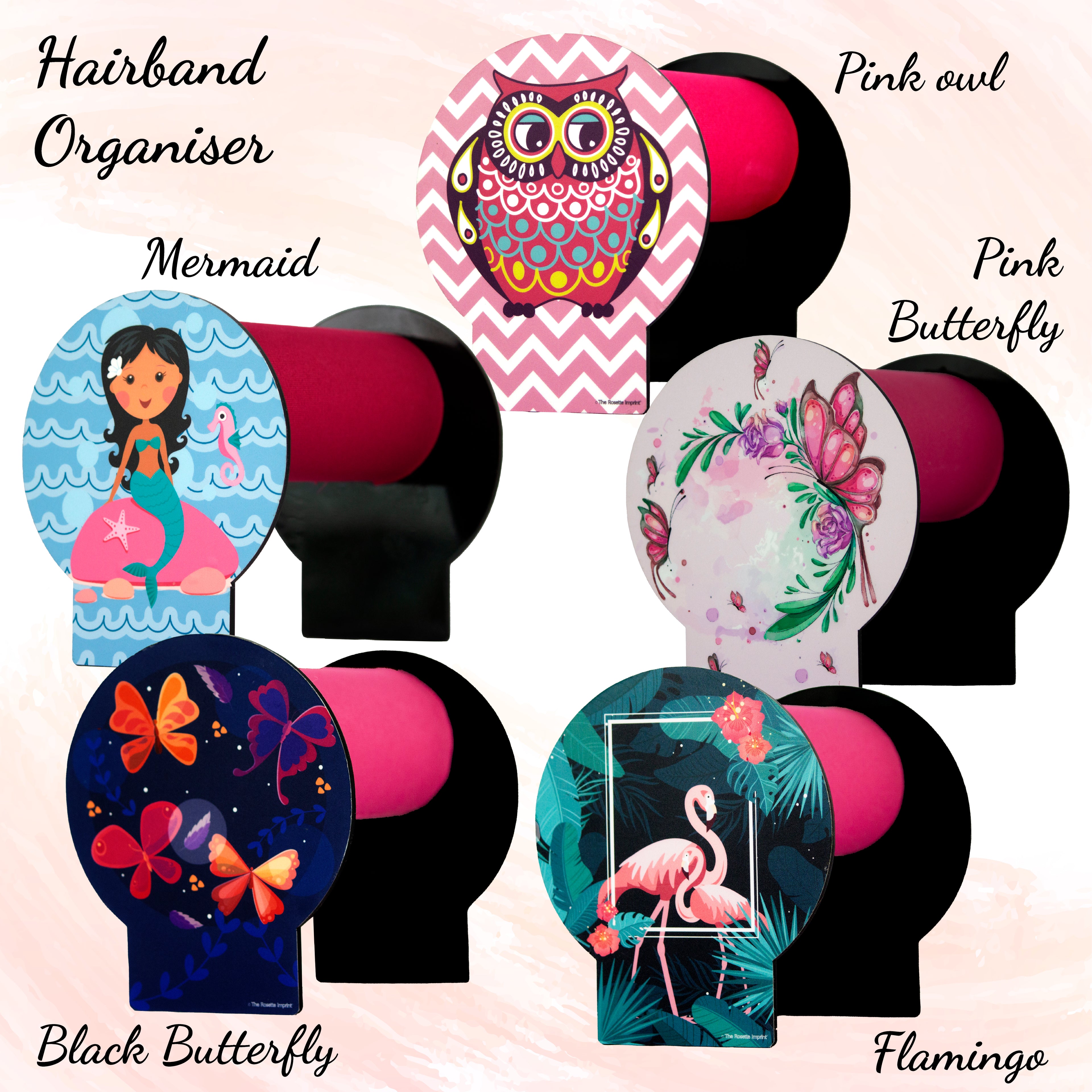 Hair Accessories Organiser Bundle – Hairband Organiser + Clip Pouch