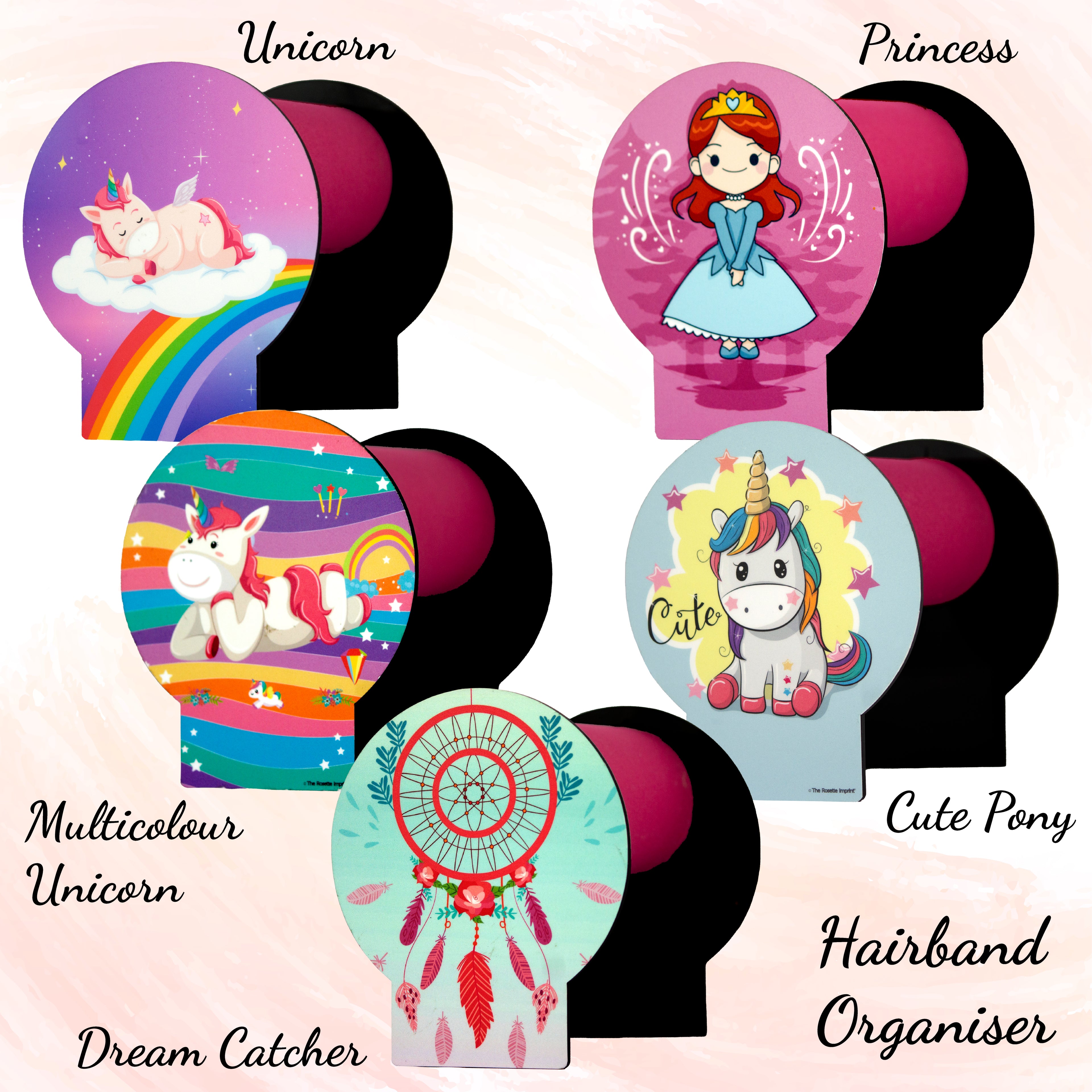 Hair Accessories Organiser Bundle – Hairband Organiser + Clip Pouch