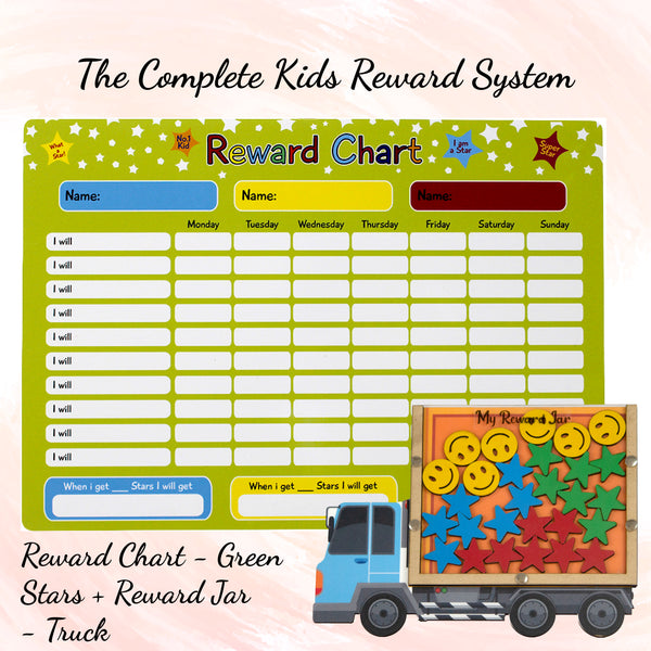 Kids Reward System Bundle – Reward Jar + Reward Chart - alternate